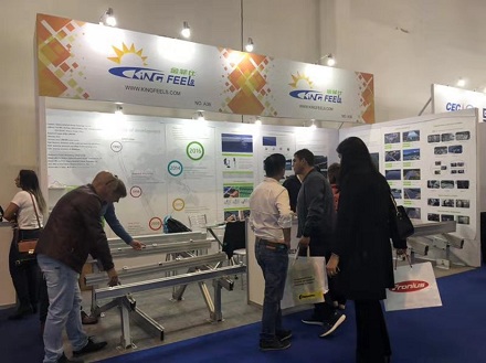 intersolar 남아메리카 2019에서 kingfeels 에너지
