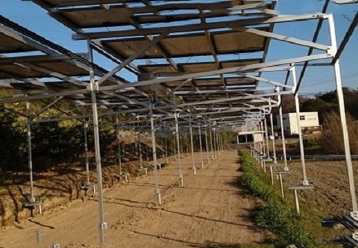 일본 농장 창고 태양광 알루미늄 브래킷 362.88 kw
